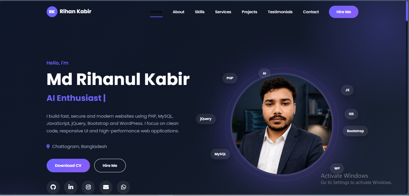 Personal Developer Portfolio