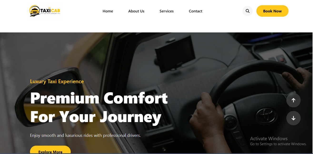 Taxi Cab WordPress Theme